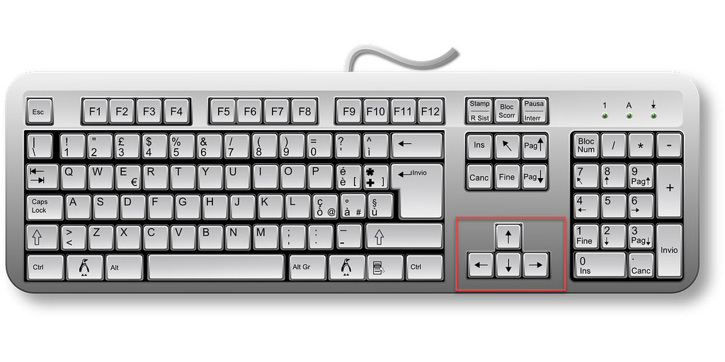 Picture of computer keyboad.